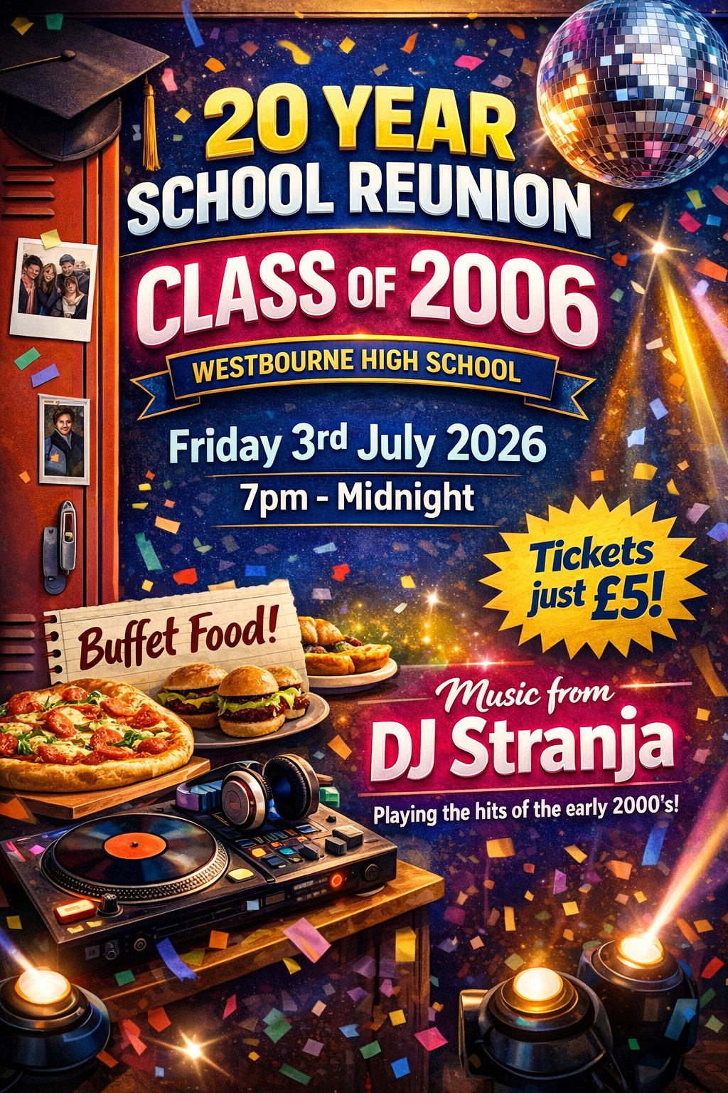 School Reunion - Class of 2006 - Westbourne High School