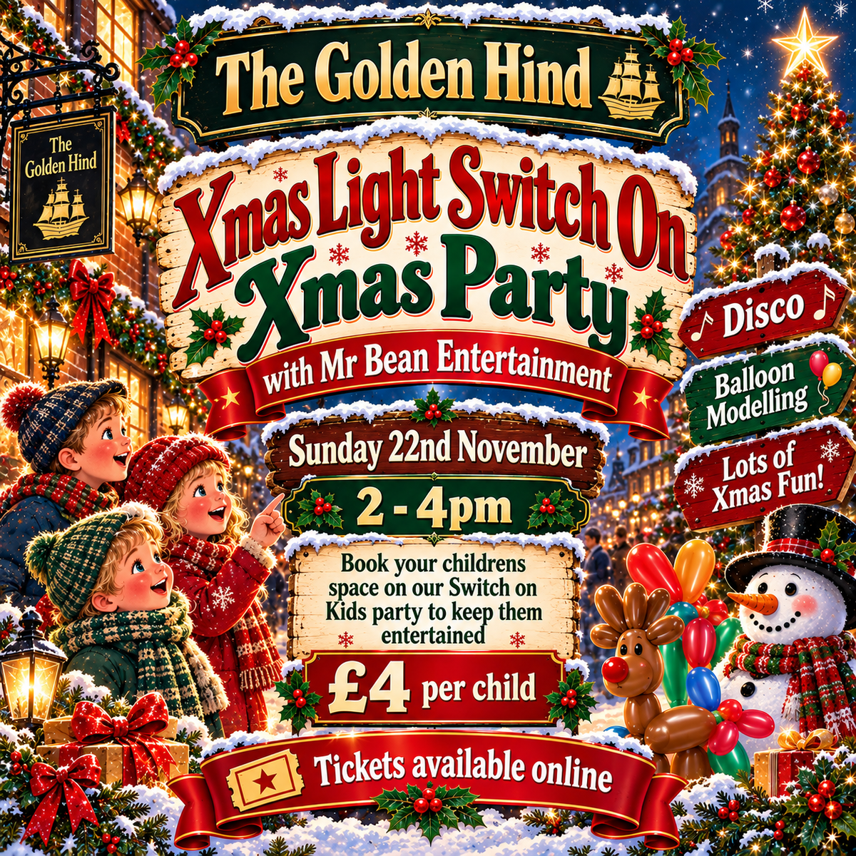 🎄 Xmas Light Switch On Kids Party with Mr Bean Entertainment 🎈Sunday 22nd November 2-4pm