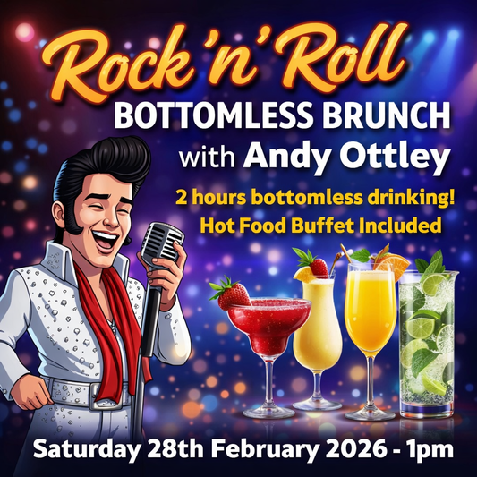 Rock n Roll Bottomless Brunch with Andy Ottley - 28th Feb 2026