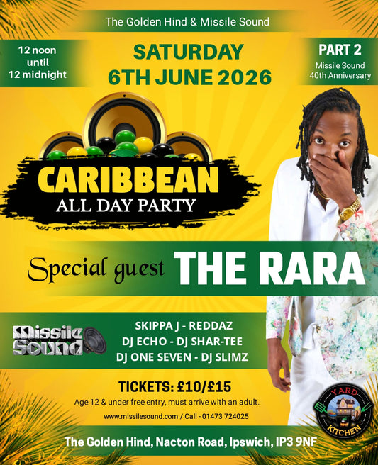 Caribbean All Day Party - Early Bird Tickets